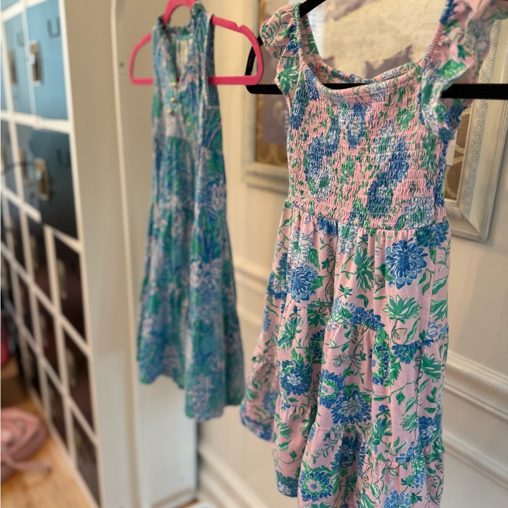 Lilly Pulitzer Floral girls Dress LOT size XS